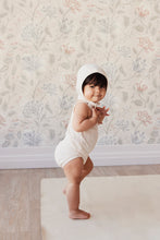 Load image into Gallery viewer, Organic Cotton Pointelle Singlet Bodysuit - Natural  **Preorder**