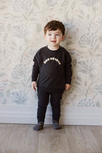 Load image into Gallery viewer, Organic Cotton Kit Sweatshirt - Onyx Marle  **Preorder**