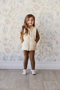 Taylor Vest - Simple Flower Sand  **Preorder**