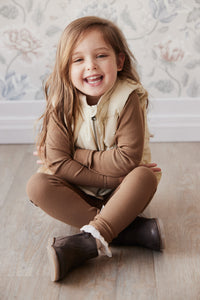 Taylor Vest - Simple Flower Sand  **Preorder**