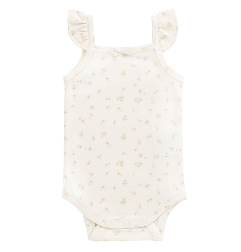 Organic Cotton Bettina Bodysuit - Briella Whisper