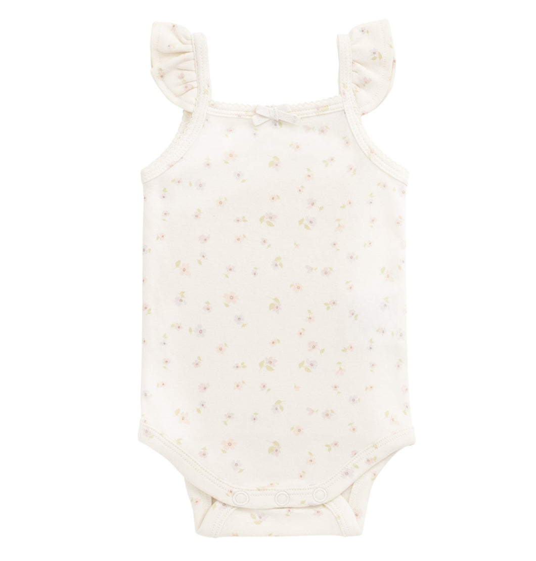 Organic Cotton Bettina Bodysuit - Briella Whisper