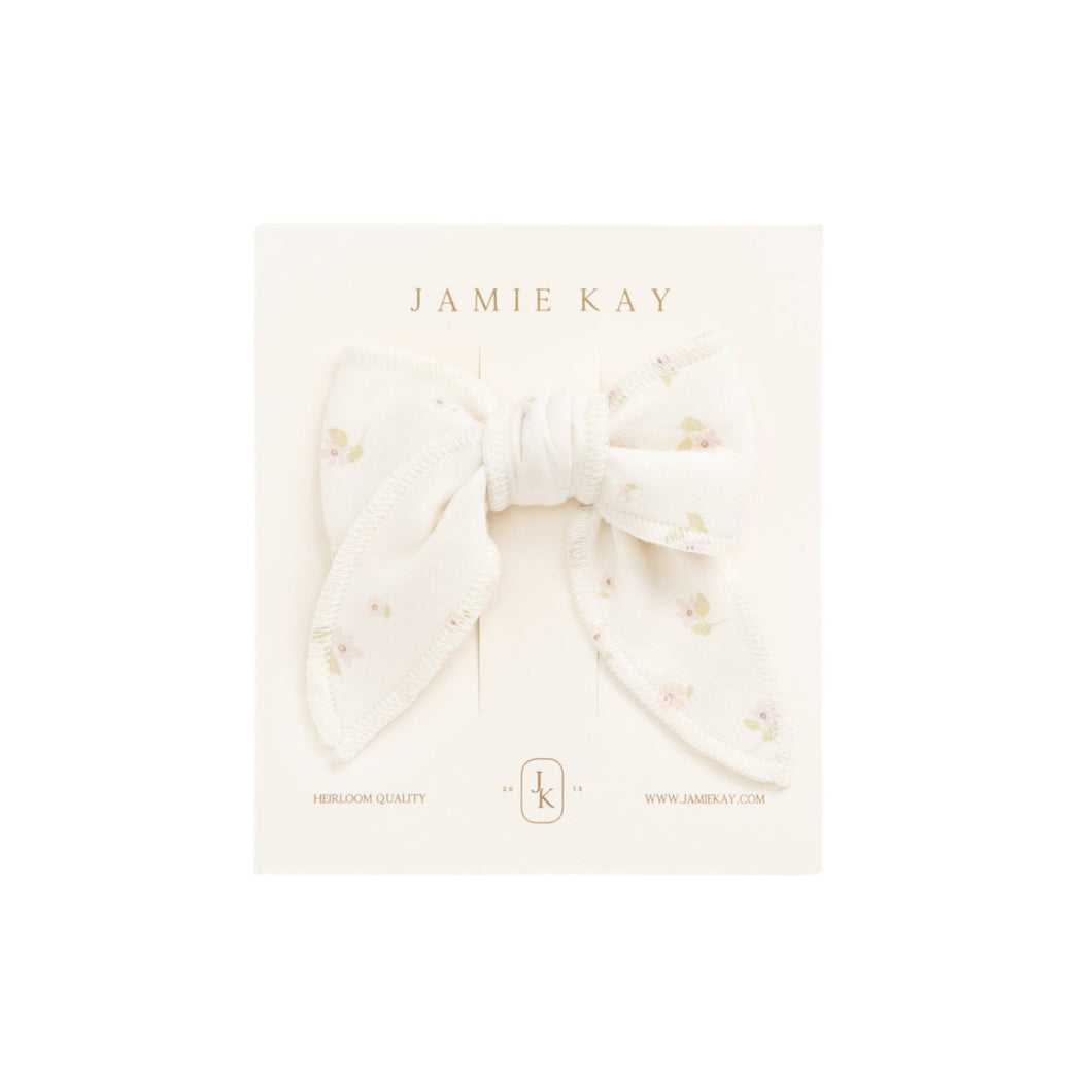 Organic Cotton Bow - Briella Whisper
