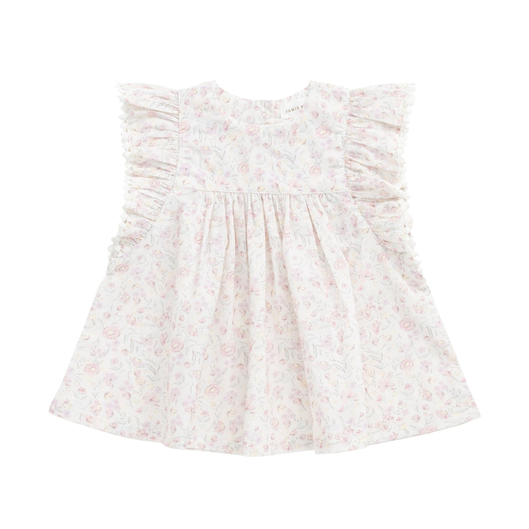 Organic Cotton Eleanor Top - Grace Floral