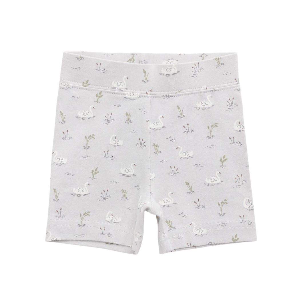 Organic Cotton Everyday Bike Short - Swanning Dawn Blue