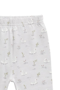 Organic Cotton Everyday Legging - Swanning Dawn Blue