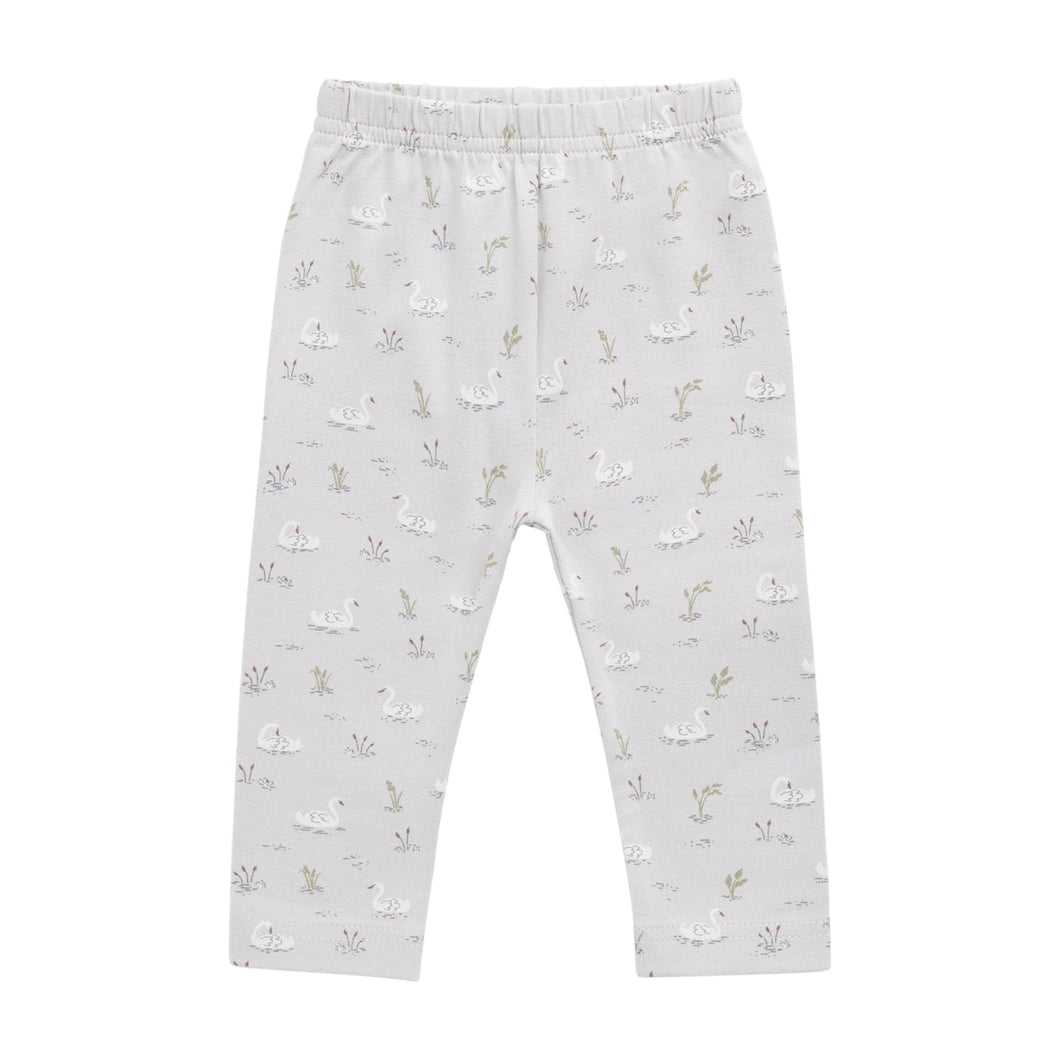 Organic Cotton Everyday Legging - Swanning Dawn Blue
