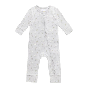 Organic Cotton Frankie Onepiece - Swanning Dawn Blue