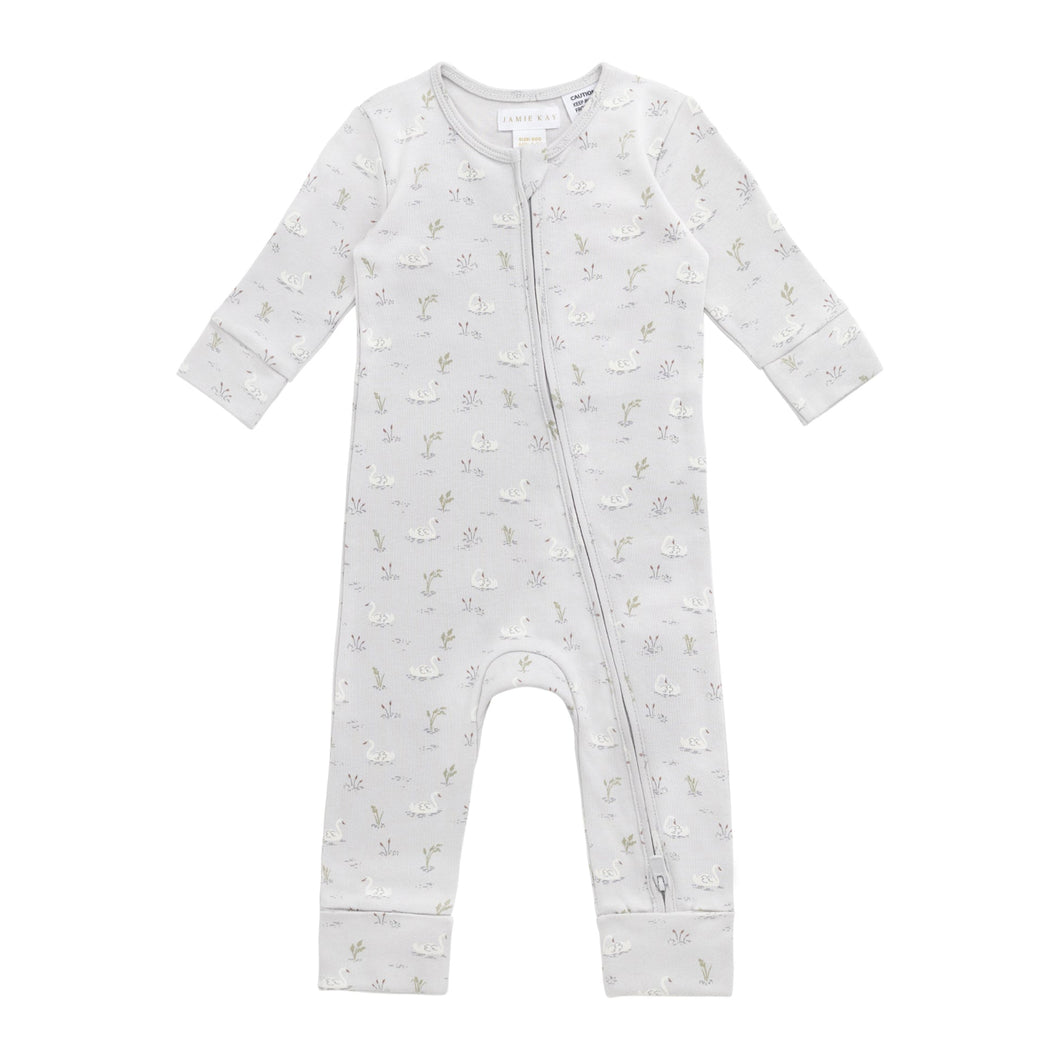 Organic Cotton Frankie Onepiece - Swanning Dawn Blue