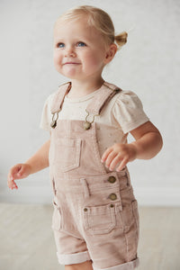 Chase Short Overall - Dusky Rose  **Preorder**