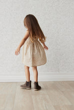 Load image into Gallery viewer, Organic Cotton Eveleigh Dress - Chloe Floral Egret  **Preorder**