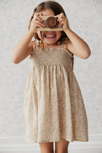 Load image into Gallery viewer, Organic Cotton Eveleigh Dress - Chloe Floral Egret  **Preorder**