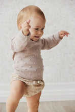 Load image into Gallery viewer, Dotty Knit Jumper - Rosebud