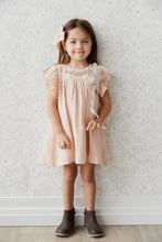 將圖片載入圖庫檢視器 Organic Cotton Muslin Eleanor Dress - Dusky Rose