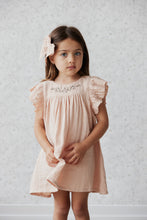 將圖片載入圖庫檢視器 Organic Cotton Muslin Eleanor Dress - Dusky Rose