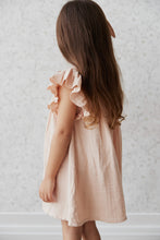 Load image into Gallery viewer, Organic Cotton Muslin Eleanor Dress - Dusky Rose