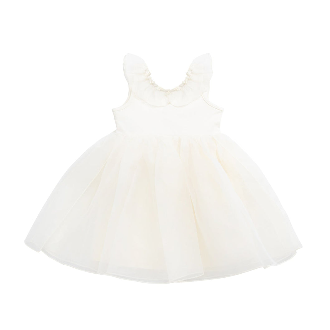 White dress on a white background