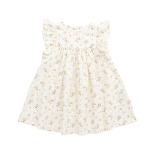 Load image into Gallery viewer, White floral dress on a white background