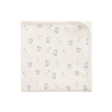 Load image into Gallery viewer, Baby blanket with colorful owl pattern on a white background