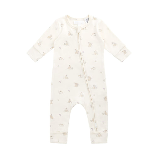 Organic Cotton Reese Zip Onepiece - Pennys Baby Friends