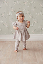 Load image into Gallery viewer, Organic Cotton Legging - Rosalie Field Raindrop