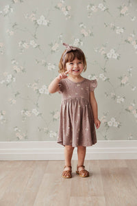 Organic Cotton Ada Dress - Petite Fleur Antler