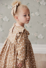 Load image into Gallery viewer, Organic Cotton Bow - Rosalie Field Caramel