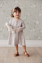 Load image into Gallery viewer, Organic Cotton Bridget Dress - Rosalie Field Raindrop