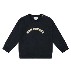 Organic Cotton Kit Sweatshirt - Onyx Marle  **Preorder**