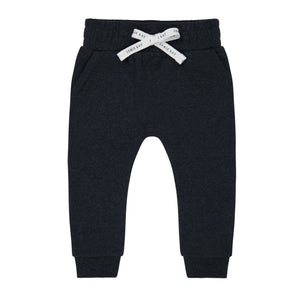 Organic Cotton Morgan Track Pant - Onyx Marle  **Preorder**