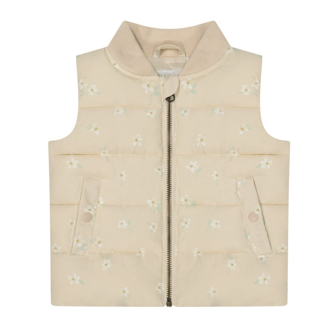 Taylor Vest - Simple Flower Sand  **Preorder**
