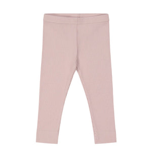 Organic Cotton Modal Elastane Legging - Powder Pink