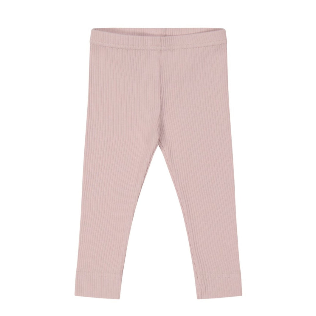 Organic Cotton Modal Elastane Legging - Powder Pink
