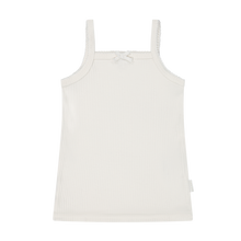 Load image into Gallery viewer, Organic Cotton Modal Singlet - Milk
