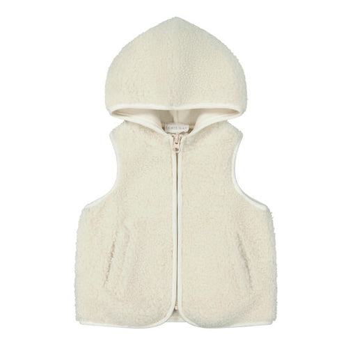 Kai Recycled Polyester Sherpa Vest - Natural