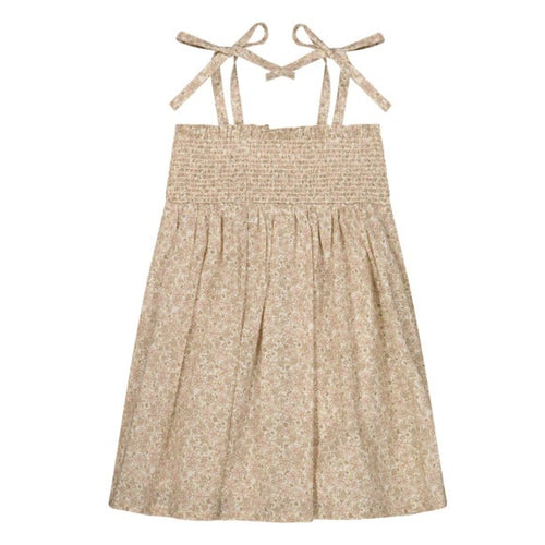 Organic Cotton Eveleigh Dress - Chloe Floral Egret  **Preorder**