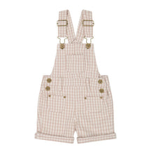 Load image into Gallery viewer, Chase Short Overall - Gingham Pink  **Preorder**