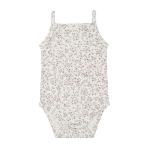 Organic Cotton Bridget Singlet Bodysuit - Posy Floral