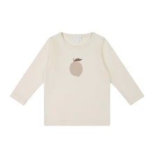 Load image into Gallery viewer, Pima Cotton Vinny Long Sleeve Top - Cloud Pear