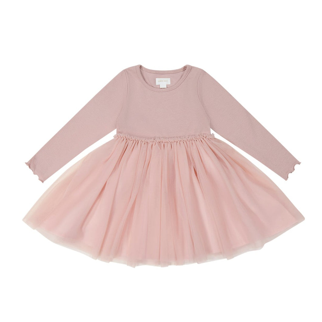 Anna Tulle Dress - Shell Pink