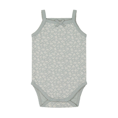 Organic Cotton Bridget Singlet Bodysuit - Rosalie Fields Bluefox