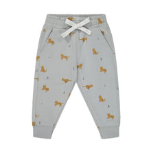 Load image into Gallery viewer, Organic Cotton Jalen Track Pant - Lenny Leopard Ocean Spray
