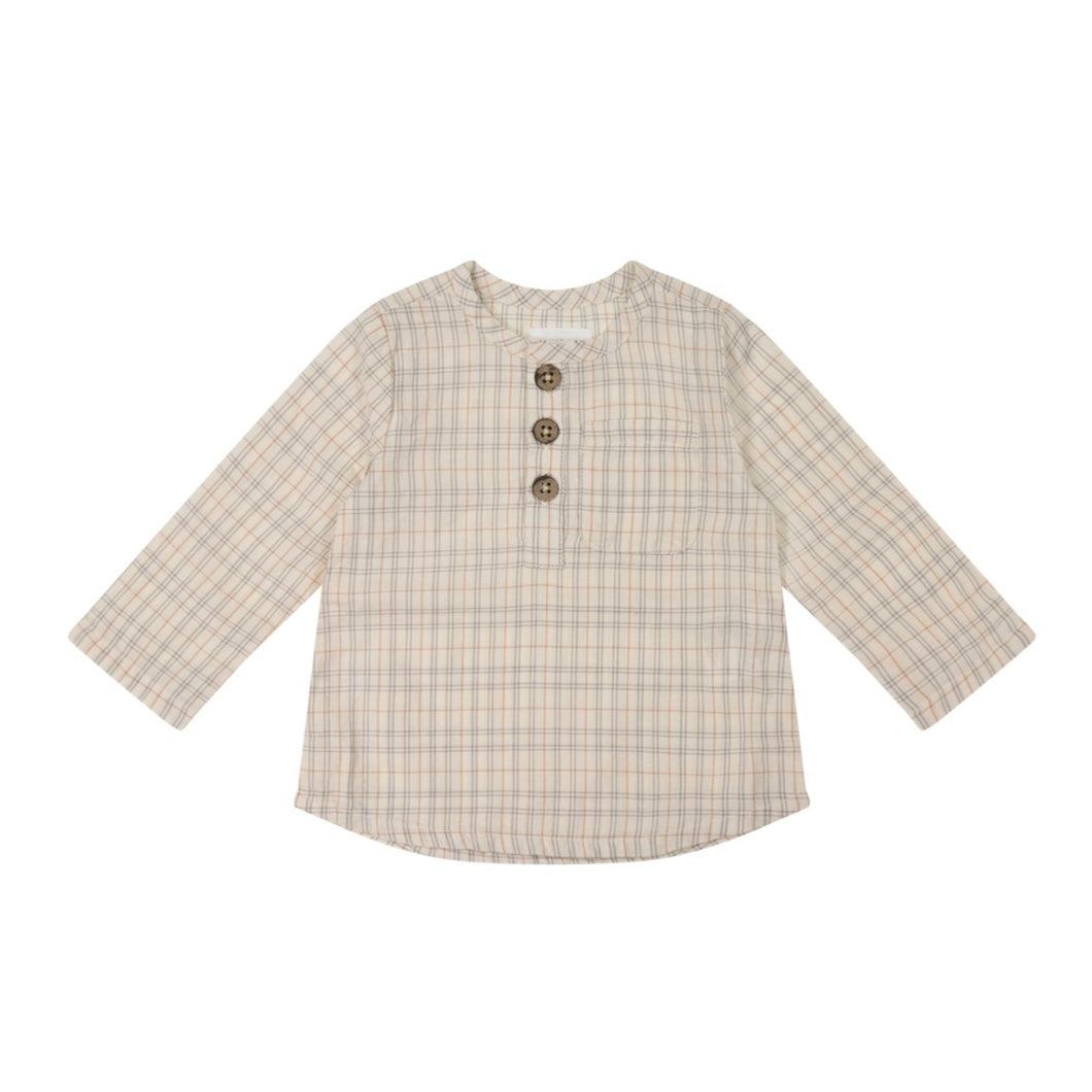 Organic Cotton Louis Top - Billy Check