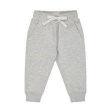Load image into Gallery viewer, Organic Cotton Jalen Track Pant - Light Grey Marle