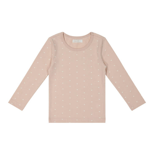 Organic Cotton Bridget Long Sleeve Top - Mon Amour Rose