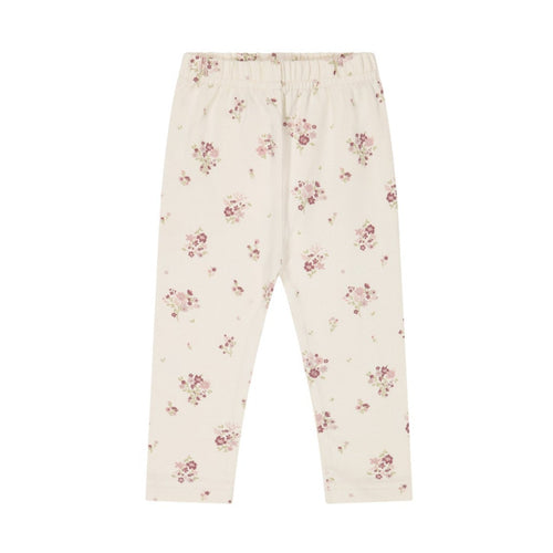 Organic Cotton Everyday Legging - Lauren Floral Tofu