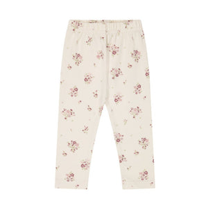 Organic Cotton Everyday Legging - Lauren Floral Tofu