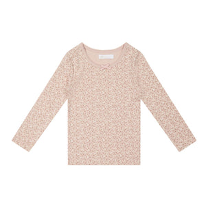 Organic Cotton Bridget Long Sleeve Top - Rosalie Field Rose Dust