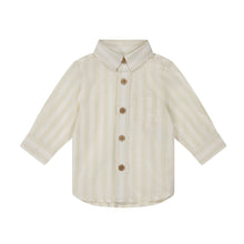 Load image into Gallery viewer, Quentin Woven Shirt - Fog/Cloud Stripe