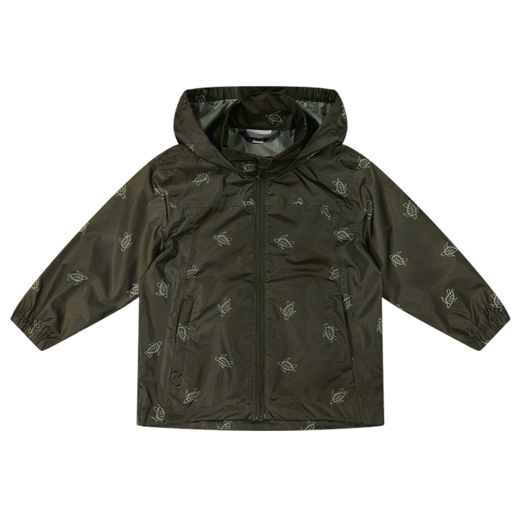 Avery Rain Jacket - Turtle Dark Olive